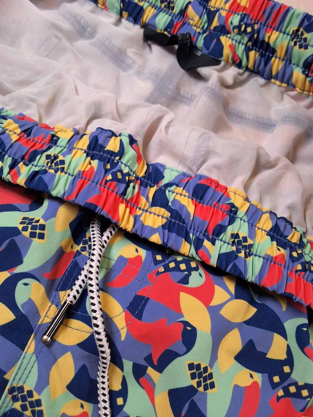 Coast Toucan Print Swim Shorts - Bright Multicolor